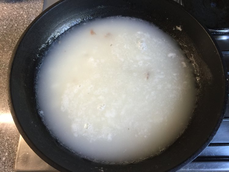香菇丝瓜鸡粥步骤3