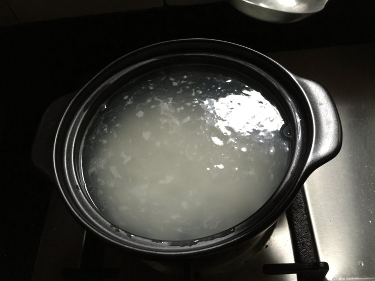 玫瑰养颜粥步骤4