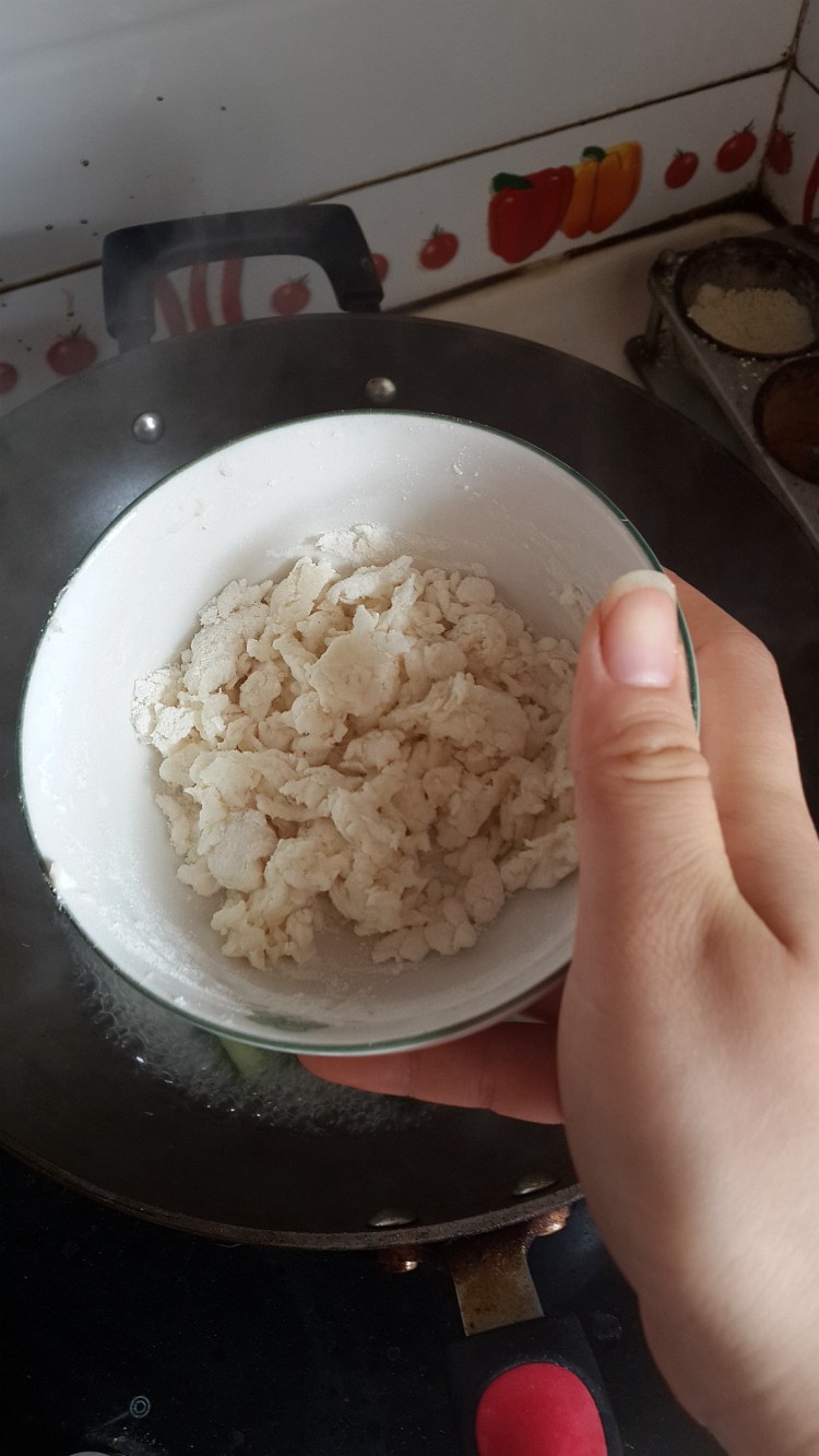 自制菠菜面疙瘩汤步骤5