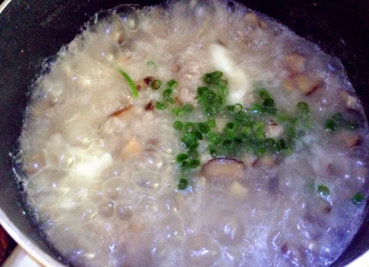 香菇肉沫粥步骤10