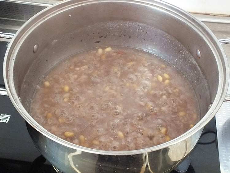 杂豆米粥步骤6