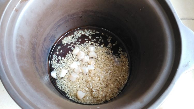 糙米瑶柱青菜粥步骤5