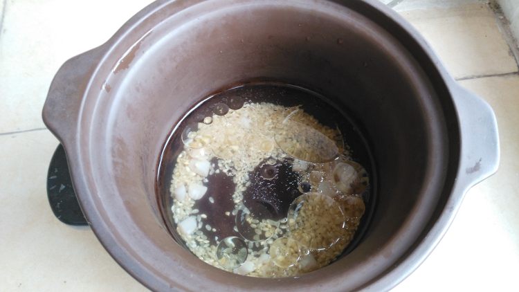 糙米瑶柱青菜粥步骤6