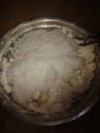 炸虾仁五花肉饼步骤5