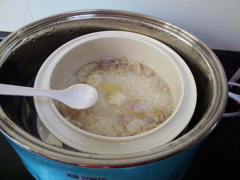 鱼鳔瘦肉粥步骤14