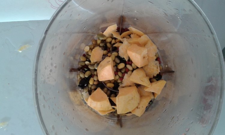 红薯杂豆大米糊步骤4