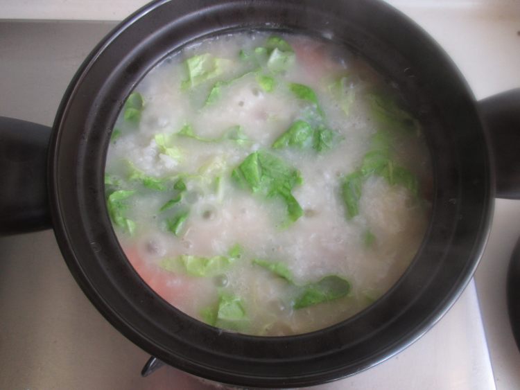 腊味海鲜粥步骤6