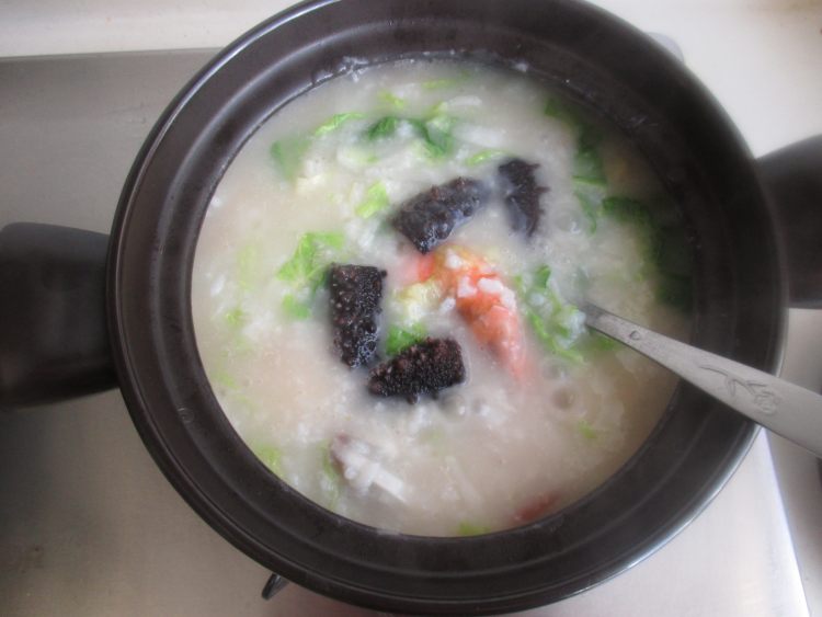 腊味海鲜粥步骤7