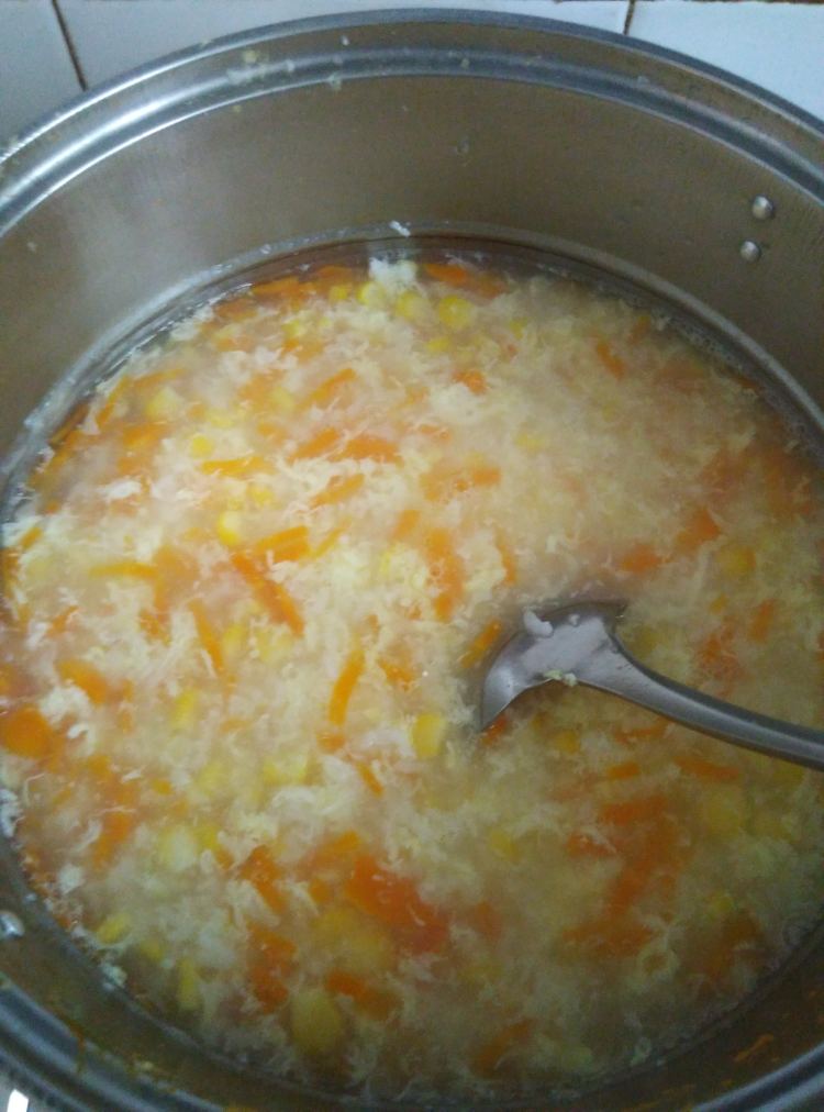 胡萝卜玉米鸡蛋粥步骤14