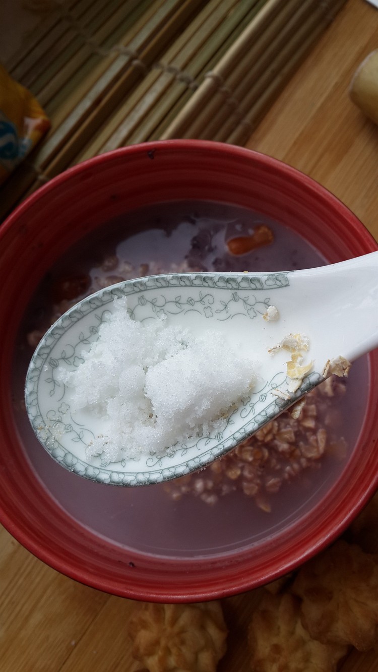 东北紫米燕麦粥步骤4