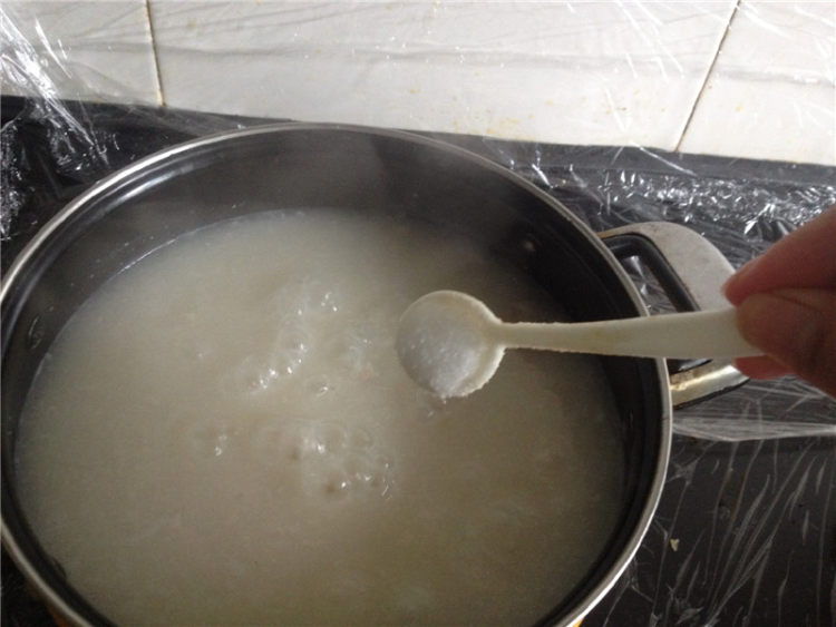 山药肉糜粥步骤8