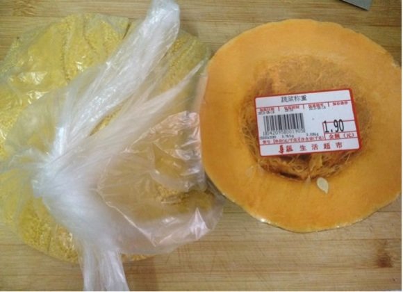 小米南瓜粥步骤1