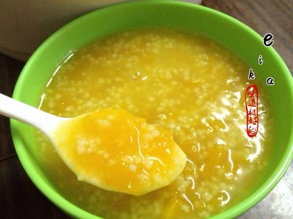 小米南瓜粥步骤9
