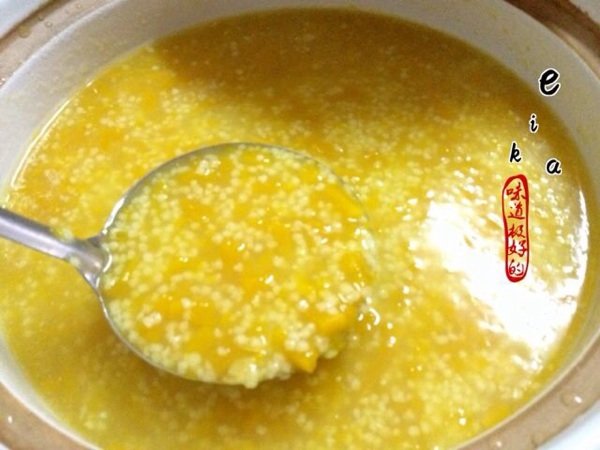 小米南瓜粥步骤8