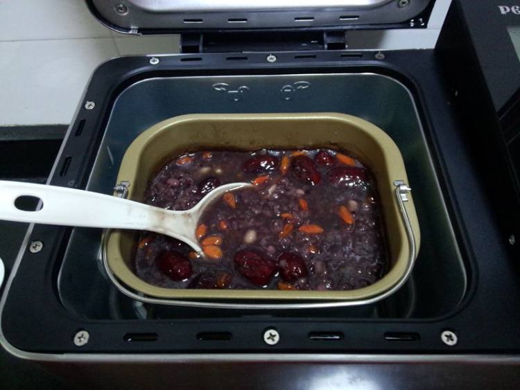 面包机八宝粥步骤10