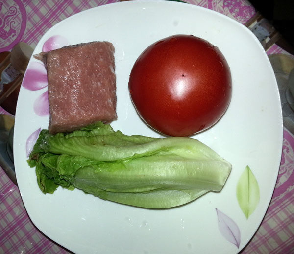 番茄生菜粥步骤1