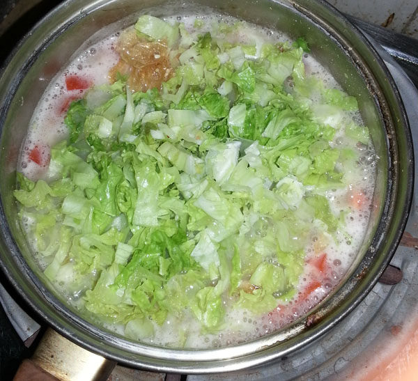 番茄生菜粥步骤9