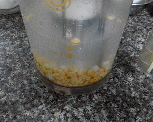 椰子肉玉米糊步骤4