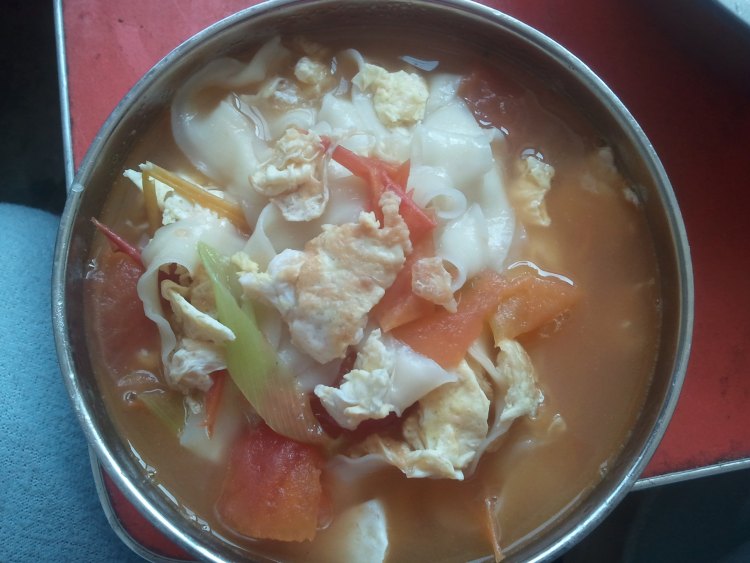 鸡蛋西红柿面步骤8