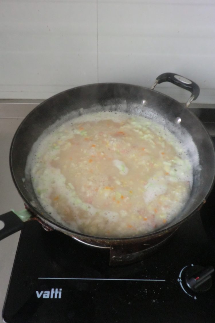 虾仁面疙瘩步骤9