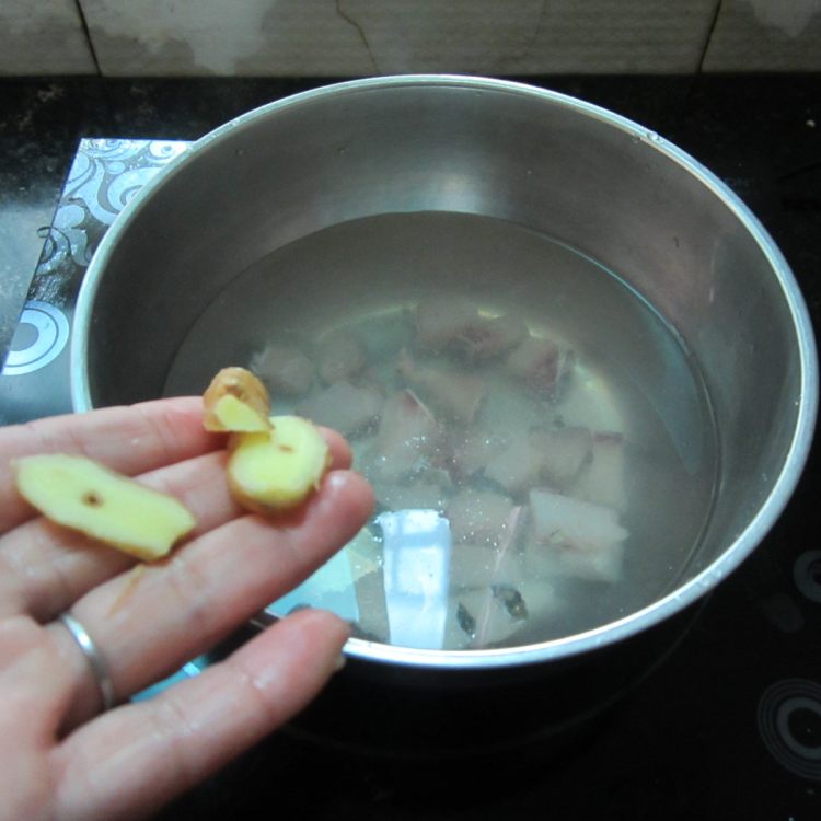 鱼肉玉带面步骤3