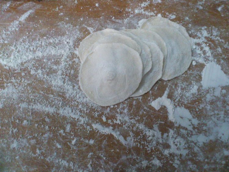 野葱肉馅饺子步骤7