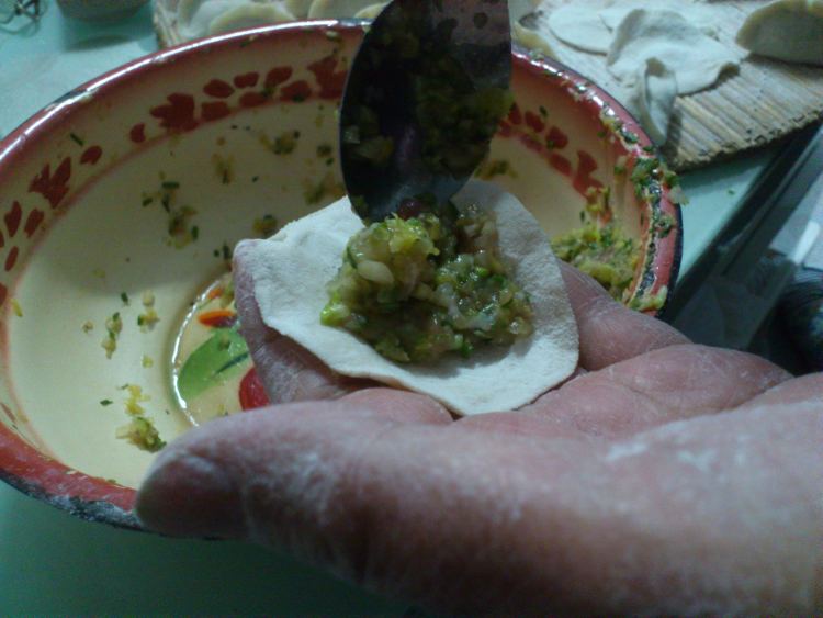野葱肉馅饺子步骤8