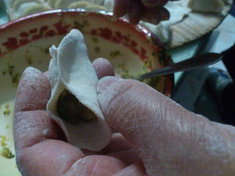 野葱肉馅饺子步骤9