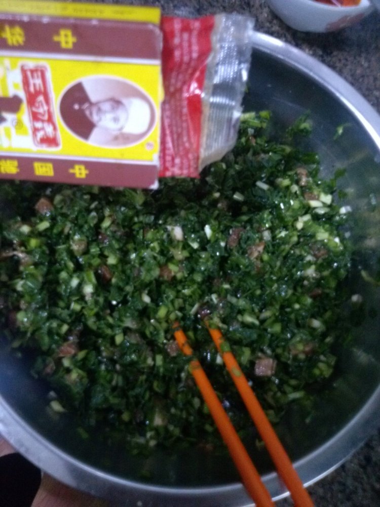荠菜饺子步骤5
