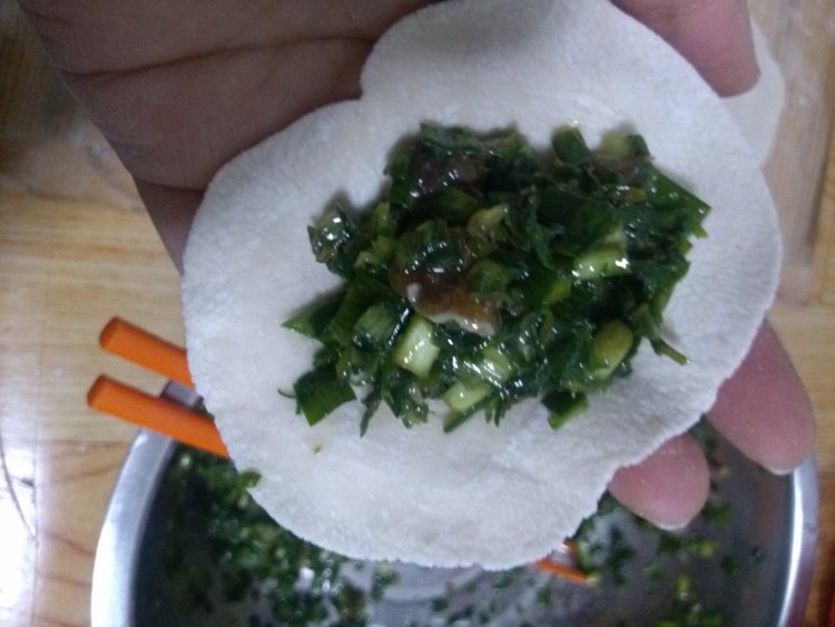荠菜饺子步骤9
