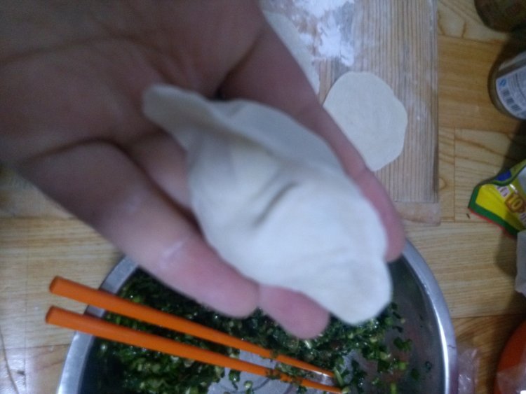 荠菜饺子步骤10