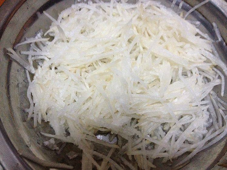 萝卜丝饼步骤3
