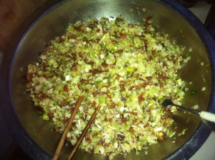 白菜肉馅水饺步骤7