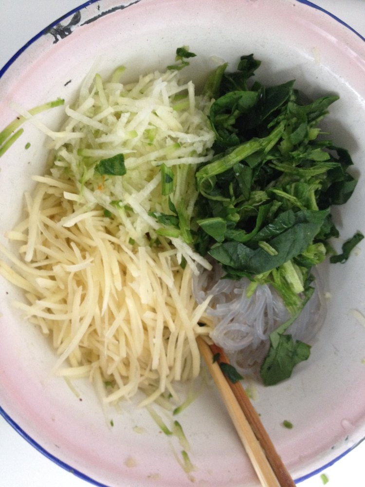 蔬菜煎饼步骤2