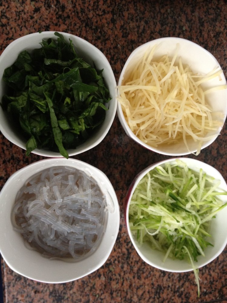 蔬菜煎饼步骤1