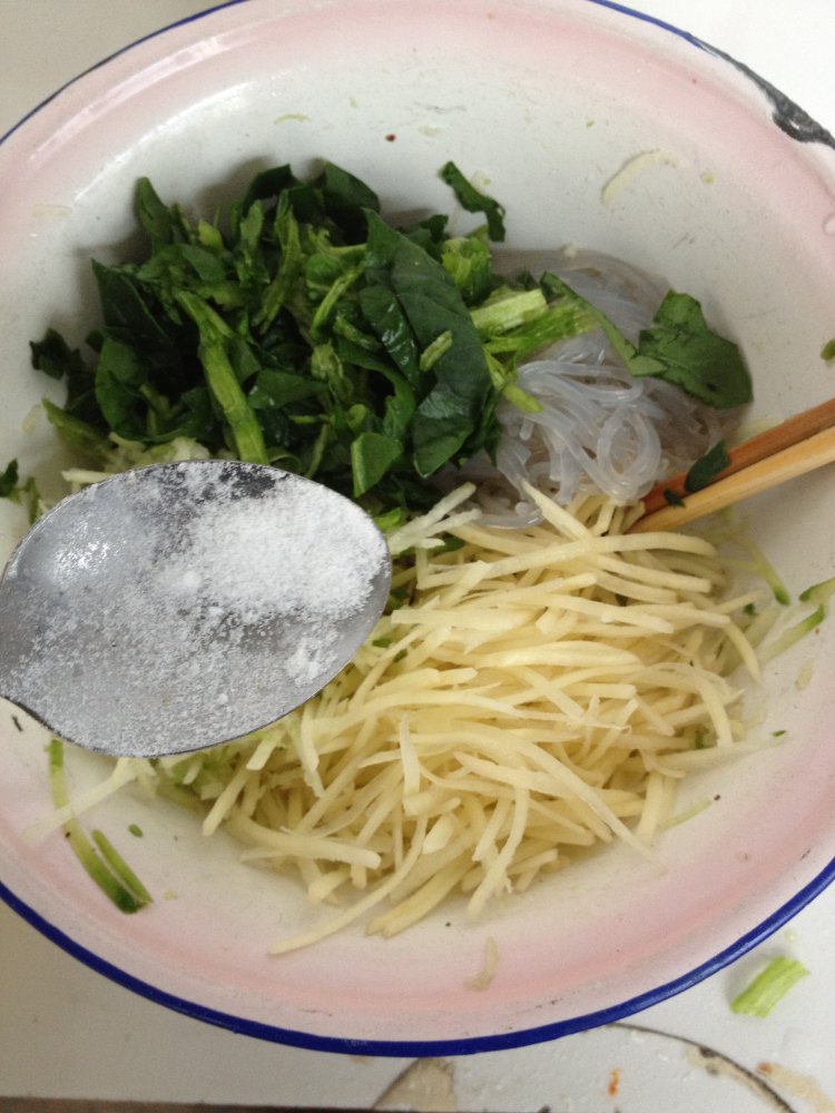 蔬菜煎饼步骤3