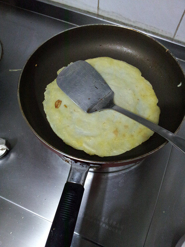 鸡蛋面糊饼步骤7