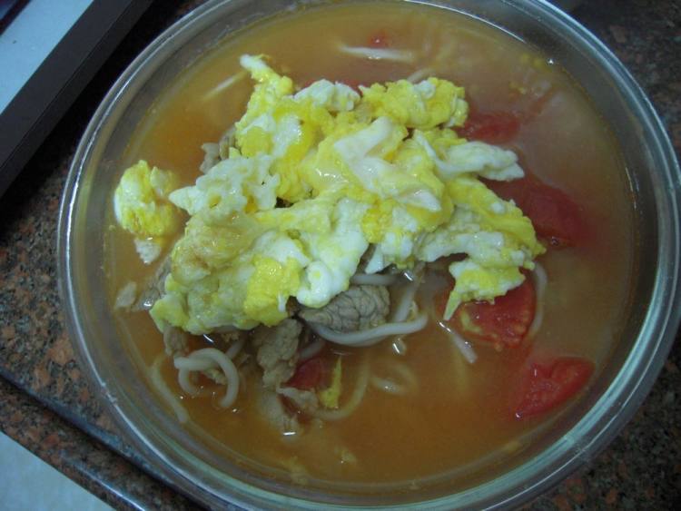 番茄鸡蛋面步骤11