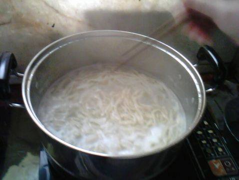彩椒打卤面步骤11