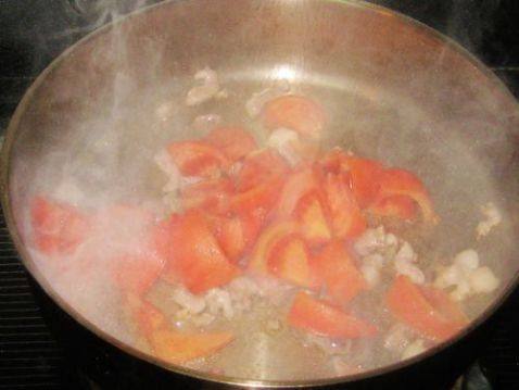 西红柿肉丁南瓜面步骤11