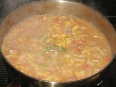 西红柿肉丁南瓜面步骤15