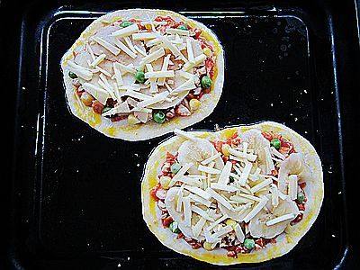 迷你脆底鸡肉比萨步骤14