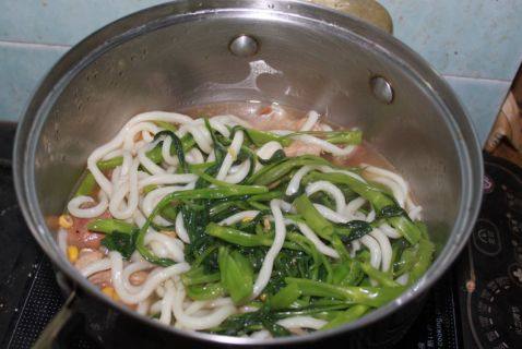 瘦肉乌冬面步骤4