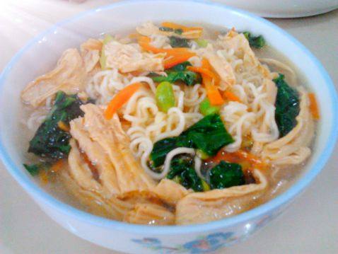 豆香腐竹面步骤6