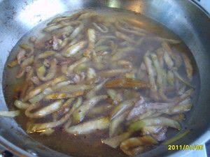 茄子肉丝鸡蛋面步骤4