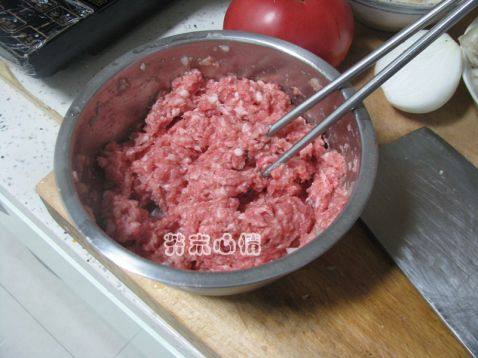 西红柿肉圆打卤面步骤3