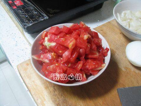 西红柿肉圆打卤面步骤4