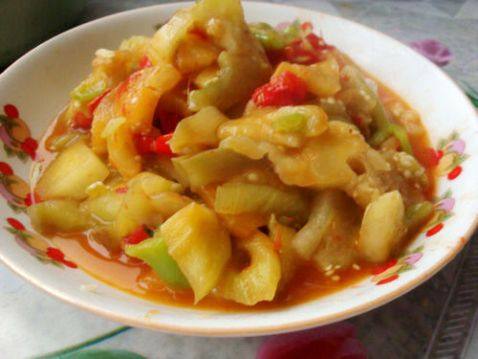 茄子刀削面步骤6