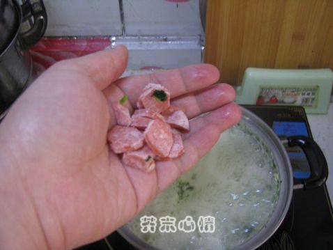 菠菜蛋花面步骤7