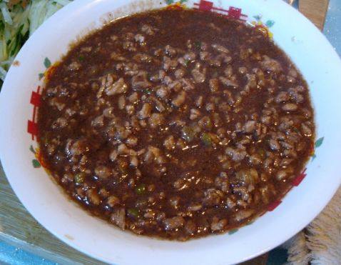 刀切面（附肉酱和辣椒步骤8